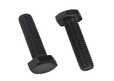 China 12.9 Grade Stainless Steel Bolts DIN931 Black Oxide Hex Head Bolts for sale
