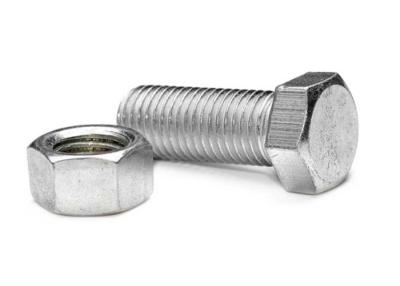 China Grade 4.6 Zinc Plated Stainless Steel Hex Head Countersunk Bolts for sale