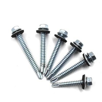China Galvanised SDS Nails Self Drilling Hex Head Bolts 700N Grade for sale