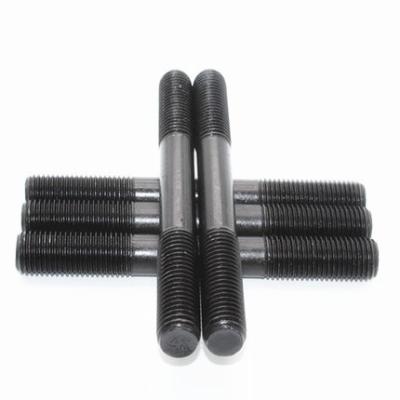 China Fastener High Strength 8.8 Grade ASTM A193 B7 Stainless Steel Carbon Steel Double End Studs Threaded Rod Stud Bolt for sale
