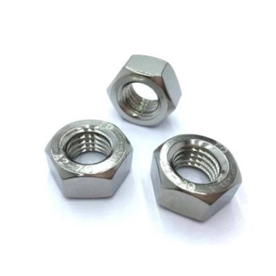 China Hex Head Nuts DIN 934 Special Steel Hexagon Nuts With Metric Coarse And Fine Pitch Thread for sale