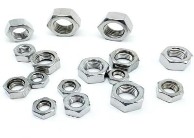 China M3-M56 Hexagonal Nut Custom Stainless Steel 304 Hex Nut DIN934 Bolt And Nut for sale