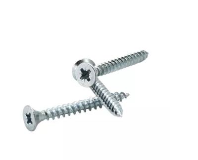 China Din7505 Countersunk Head Screw Zinc Plated For Wood Chipboard Screw for sale