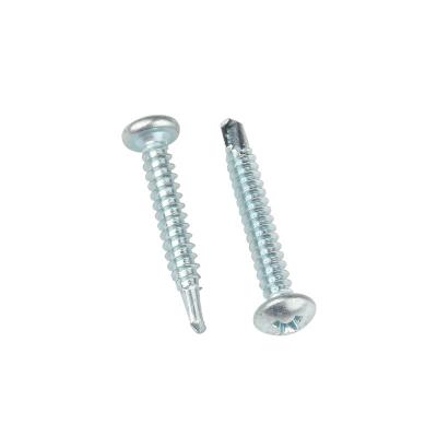 China Hardware Tools Carbon Steel Cross Pan Head Drilling Nails Screw for sale