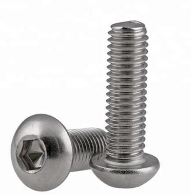 China A2 A4 M3 Stainless Steel Hex Socket Button Head Machine Screw Iso 7380 for sale