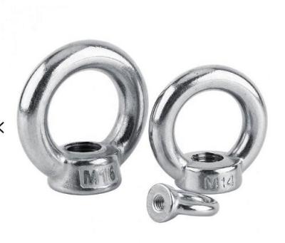 China DIN582 Oval Eye Nut Stainless Steel Lifting Eye Nuts OEM Stock Support for sale