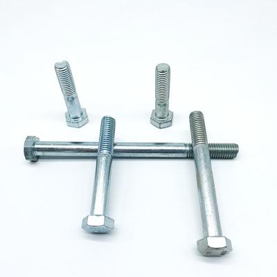 China Stainless Steel M27 Hex Head Bolt Fastener DIN931 All Style Of Screw 16MM M40 High Strength Bolt for sale