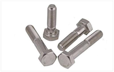 China DIN931/DIN933 hex bolt and nut steel hex cap screw bolt for sale