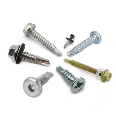 China China Wholesale Galvanised Metal Hexagon Head Tek Wood Stainless Steel Hex Self Drilling Screw With Epdm Washers Roofing for sale