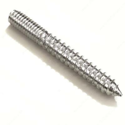 China M4 M5 M6 Threaded Hanger Bolt Metal Wood Dowel Screw High Strength Stainless Steel Double End Thread Stu for sale