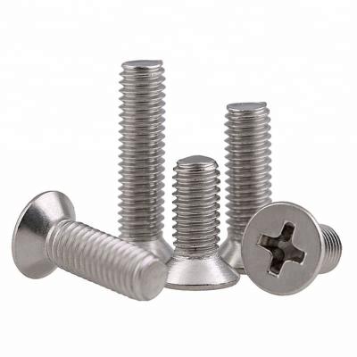 China M2.5 M3*28mm Stainless Steel SS316 Phillips Countersunk Head Screw DIN965 for sale