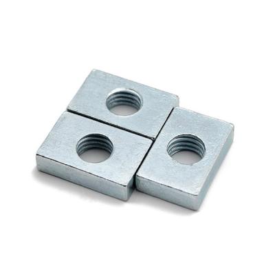 China High Quality Grade 4.8 Carbon Steel Zinc Plated Rectangle Nut for sale