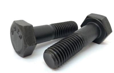 China Black ASTM A325 Heavy Hex Bolt Steel Structural Bolt A325 for sale