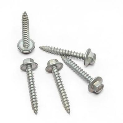 China Galvanised Metal Hexagon Head Tek Wood Stainless Steel Hex Self Drilling Screw With epdm Washers Roofing Screw for sale