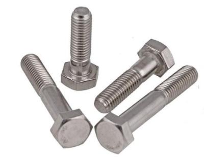 China 1/6 DIN931/ DIN933 Hex Bolt And Nut Steel Hex Cap Screw Bolt for sale