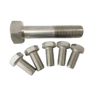 China Nickle Copper Alloy Bolt Cap Hex Head Monel 400 Bolts And Nuts M12 M16 M20 for sale