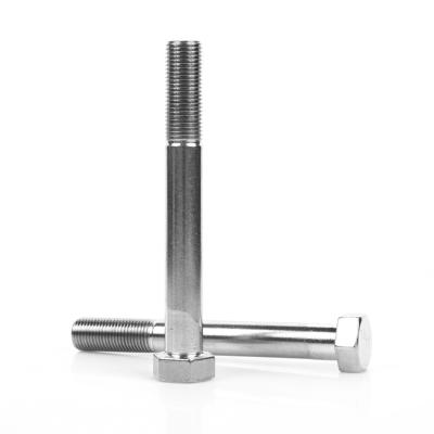 China DIN 931 Stainless Steel Flat Head Hex Bolt Hexagon Head Bolts for sale