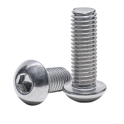 Chine Stainless Steel Sheet Metal Screws SS316 Hex Socket Button Head Screw ISO7380 à vendre