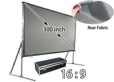China Widescreen 300'' Fast - Folding Projector Screen , Collapsible Movie Screen For Stage for sale