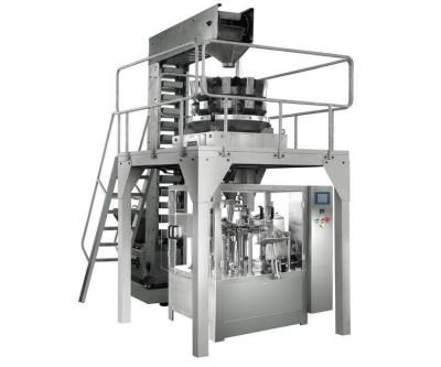 China Rotary Liquid Full Automated Packaging Machine for Microwave Popcorn for sale