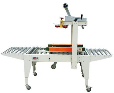 China Advanced Semi automatic carton sealing machine Side Conveyor Belt for sale