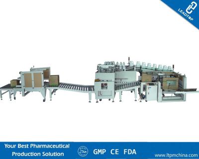 China Automatic Carton Box Packaging Machine For Carton Packing 510 * 510 mm Max Sealing Size for sale