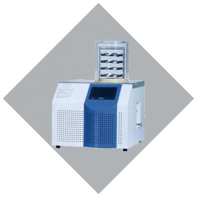 China Drying Equipment Tabletop Freeze Dryer 220V For Food Laboratory Biomedical Samples for sale