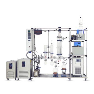 China Automatic Herb Extraction Equipment Hemp Oil Short Path Distillation Machine for sale