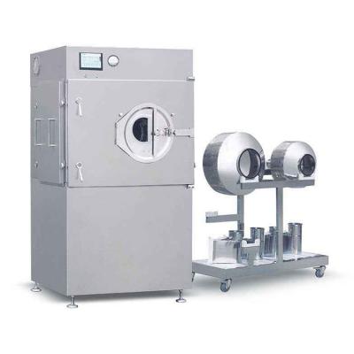 China Candy Chewing Gum Tablet Coating Machine High Output Automatic Closed for sale