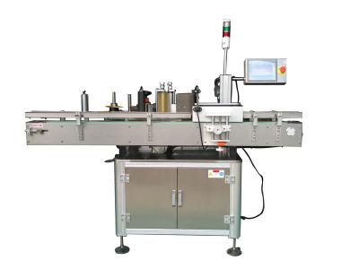 China PLC Round Bottle Stainless Steel 304 Automatic Labeling Machine With 10-200 PCS/min for sale