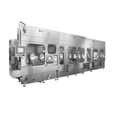 China 380v Cleanroom Glass Bottle Infusion Isolator Filling Line for sale