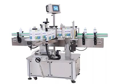 China Twin Heads 25mm Round Bottle Sticker Labeling Machine for sale