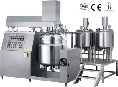 China 100L Pharmaceutical Ointment Making Vacuum Emulsifying Mixer For Mixing Oil And Water for sale