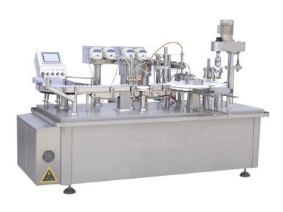 China Automatic Liquid Bottling Equipment Bottle Cap Machine 30-40bottles/Min 10-500ml for sale