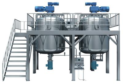 China Máquina de emulsión de elevación hidráulica del vacío SUS304 para el aceite/el agua de mezcla en venta