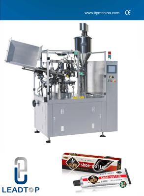 China Shoe Polish Tube Filling And Sealing Machine Automatic 30 - 50 Tube / Minute for sale