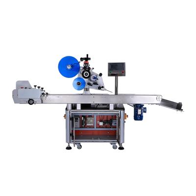 China Hang Tag Scratch Card Flat Top Label Applicator Machine for sale