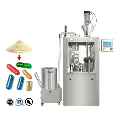 China 3 Bores Pharmaceutical LCD Empty Capsule Filler Machine 24000caps/H for sale