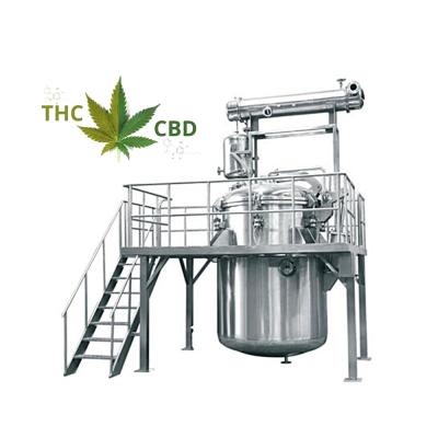 Chine huile Herb Extraction Equipment de l'extracteur CBD de centrifugeuse de biomasse de la vapeur 280kg/H à vendre