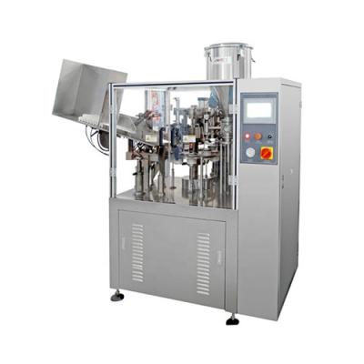 China Toothpaste Automatic Tube Filling And Sealing Machine PLC Control 60pcs/Min for sale