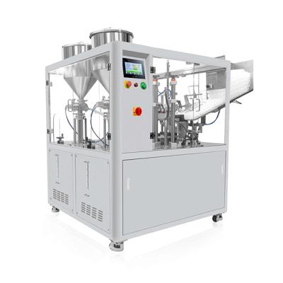 China Dia 60mm Automatic Tube Filling And Sealing Machine For Foam Cream for sale