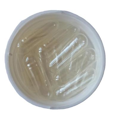 China Cápsula vegetal inodora Shell del gel de la talla 0 vacía transparente de las cápsulas en venta