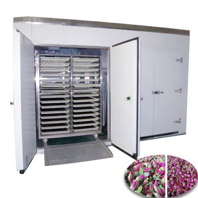 China Large Capacity Pharmaceutical Dryer Dried Rose Dehydrator Machine Hot Air Circulation for sale