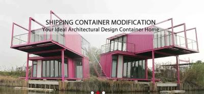 China Convenient Transport Container Homes , 40ft Luxury Mobile Homes For Living for sale