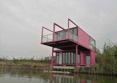 China Unique Style Custom Container House Complex Modular Container Homes Lake House Dwelling for sale