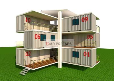 China Multi Function Stacked Container House , 40 Ft Mobile Home For Office for sale