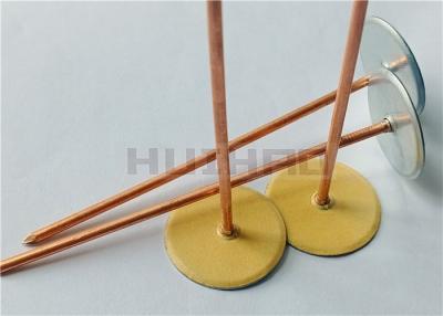 China 12 Gauge Capacitor Discharge Cup Head Weld Pins With Paper Insulating Washers for sale