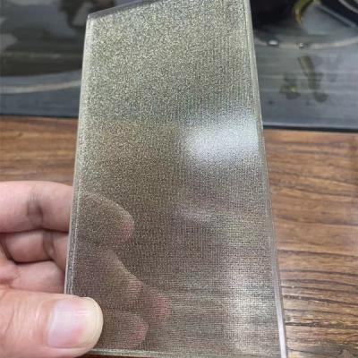 China Kundenspezifisches PVB-Film-Antibrandschutz-Gewebe-lamelliertes Glas mit Kupferdraht-Maschendraht zu verkaufen