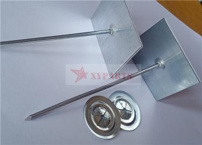 China 63.5mm Galvanized Steel Self Stick Insulation Pins To Install Foam Insulation Panels for sale