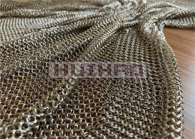 China 7mm And 12mm Stainless Steel Ring Mesh Curtain For Space Decoration for sale